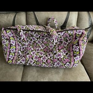 Extra large vera Bradley duffel bag-plum crazy